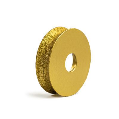 Roda de molienda de perfiles de perforación de diamante de piedra soldada al vacío 64-134 mm Polvo metálico
