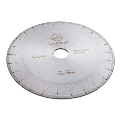 Cuchilla de sierra de diamante de alta frecuencia D350mm para cortar mármol de Dekton de manera eficiente