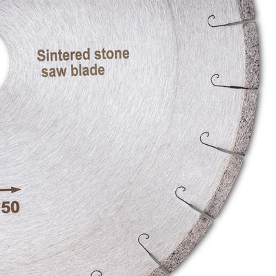 Cuchilla de sierra de diamante de alta frecuencia D350mm para cortar mármol de Dekton de manera eficiente