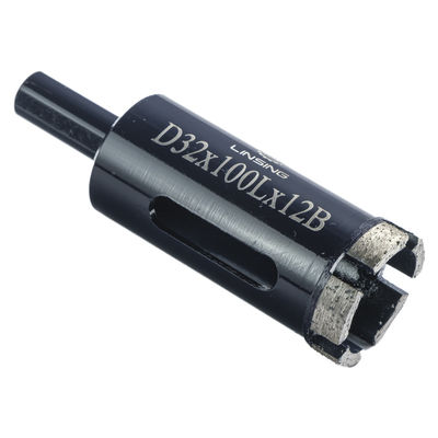 Herramientas de perforación de núcleo de diamante Tipo segmentado de prensa en caliente para cuarzo de granito de mármol 6-125 mm