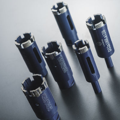 Herramientas de perforación de núcleo de diamante Tipo segmentado de prensa en caliente para cuarzo de granito de mármol 6-125 mm