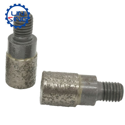 D60mm de vacío soldado de diamante de fresado con dedos de biselado de tejas de perforación para cortador de fresado de granito