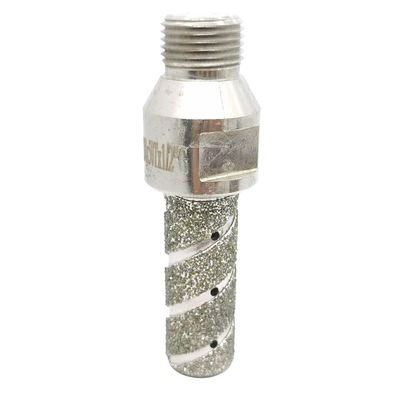 Perforación sin esfuerzo de baldosas de porcelana con metal y diamante electroplacado