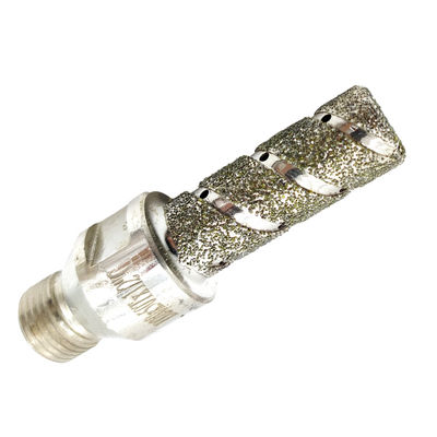 Perforación sin esfuerzo de baldosas de porcelana con metal y diamante electroplacado