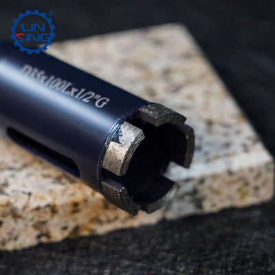 Soporte personalizado D32 de perforación de núcleo de diamante con soldadura al vacío para un rendimiento duradero