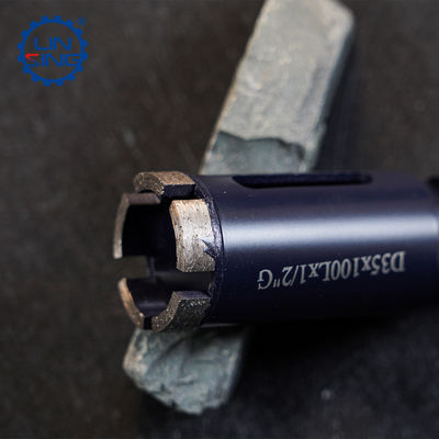 Soporte personalizado D32 de perforación de núcleo de diamante con soldadura al vacío para un rendimiento duradero