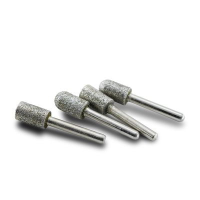 Tecnología de soldadura al vacío Diamante de relieve de piedra de grabado para piedra herramienta CNC