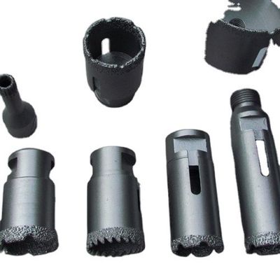 Máquina de fregadero CNC Rueda de fregadero de mármol Vacuo herramienta de perforación de bites de dedo de diamante soldado