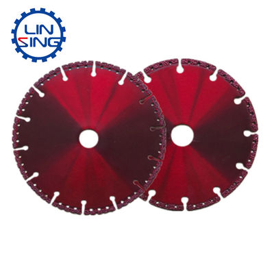 Diamante en polvo de aleación de acero travertino cortando cuchilla de diamante con 0,472 pulgadas de altura de borde