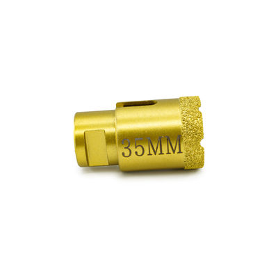 Perforaciones de núcleo de diamante seco y herramientas de perforación con soldadura al vacío para máquinas de molienda de ángulos