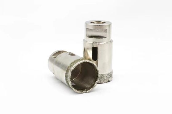 6 mm de vacío soldado con diamantes para la perforación de mármol velocidad de alimentación 24-48 "por minuto
