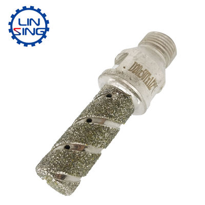 6 mm de vacío soldado con diamantes para la perforación de mármol velocidad de alimentación 24-48 "por minuto