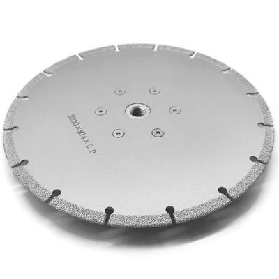 Disco de corte de diamantes de 230 mm Cuchilla de sierra con soldadura al vacío para cortar azulejos de mármol metálico