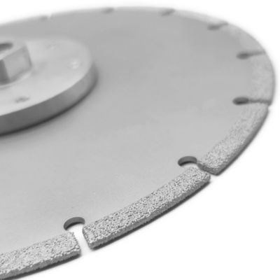 Disco de corte de diamantes de 230 mm Cuchilla de sierra con soldadura al vacío para cortar azulejos de mármol metálico