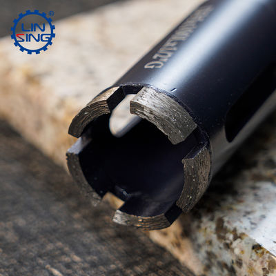 Finalización plana D60mm Bit de núcleo soldado al vacío para perforación y perforación precisa en materiales duros