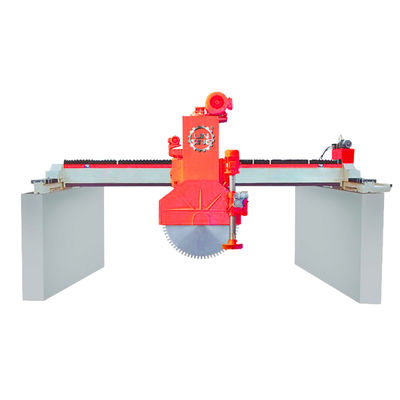 Cortador de bloques de piedra con sierra de puente horizontal más vertical y sistema de control PLC