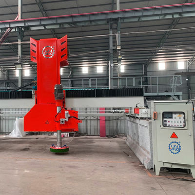 Cortador de bloques de piedra con sierra de puente horizontal más vertical y sistema de control PLC