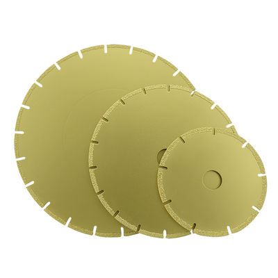D180mm de grado industrial segmentado con vacío soldado de diamante para el corte de mármol