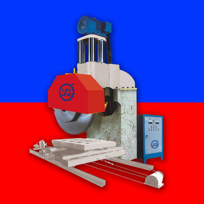 Granito de piedra industrial automático con múltiples cuchillas cortador de granito rojo natural 3500/1500/1100mm