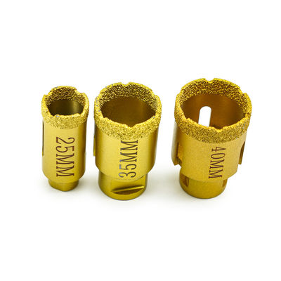 Perforación de núcleo segmentado de diamante para la perforación de mármol y piedra dura 19-125 mm de diámetro