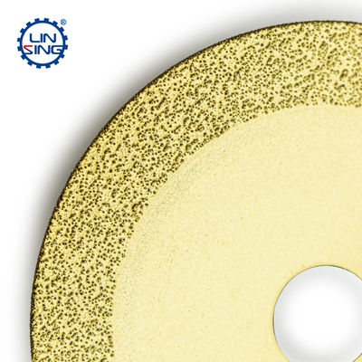 1.8 mm espesor del núcleo de acero disco de corte de diamantes con soldadura al vacío para aluminio de piedra metálica