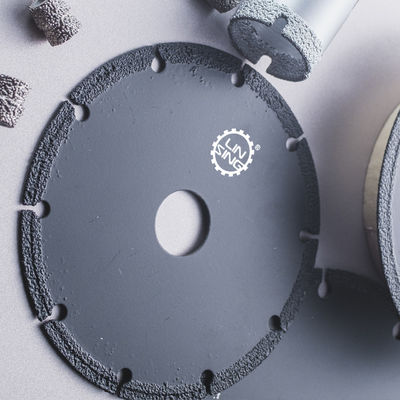 1.8 mm espesor del núcleo de acero disco de corte de diamantes con soldadura al vacío para aluminio de piedra metálica