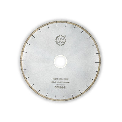 Cuchilla de sierra de mármol de 350 mm-400 mm hecha de acero inoxidable y diamante para cortar mármol