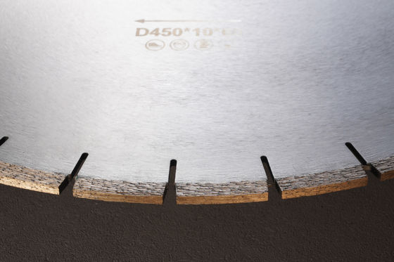 Cuchilla de sierra de mármol de 350 mm-400 mm hecha de acero inoxidable y diamante para cortar mármol