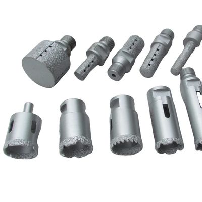 Griller de ángulo manual Perforación con vacío de diamantes soldados para perforar en seco la herramienta de porcelana