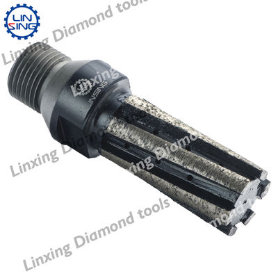 Granito Finger Drill Core Bit Herramientas de corte de diamantes para la perforación del núcleo 38 mm de diámetro