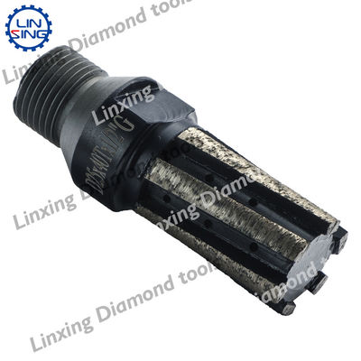Granito Finger Drill Core Bit Herramientas de corte de diamantes para la perforación del núcleo 38 mm de diámetro
