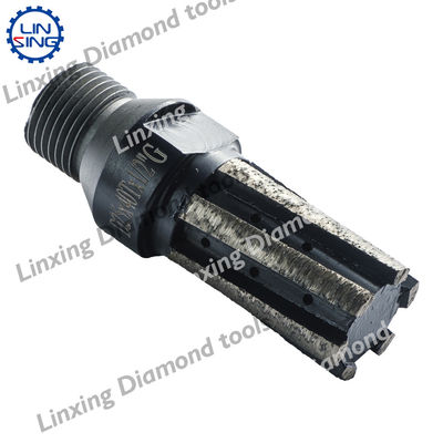 Granito Finger Drill Core Bit Herramientas de corte de diamantes para la perforación del núcleo 38 mm de diámetro