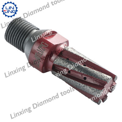 Granito Finger Drill Core Bit Herramientas de corte de diamantes para la perforación del núcleo 38 mm de diámetro
