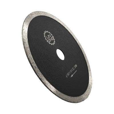 Disco de corte de borde continuo de acero inoxidable para cuchilla de diamante de cuarzo cerámico de porcelana