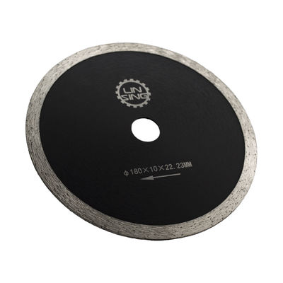 Disco de corte de borde continuo de acero inoxidable para cuchilla de diamante de cuarzo cerámico de porcelana