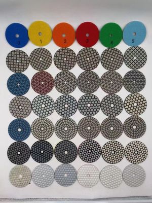 Pad de pulido húmedo de 125 mm para pulir granito, mármol y piedra