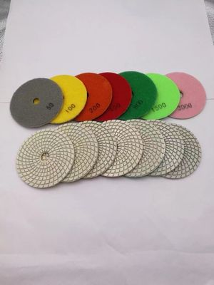Pad de pulido húmedo de 125 mm para pulir granito, mármol y piedra