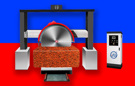 Máquina de corte de barandillas de piedra para cortar piedra caliza de granito rojo y mármol