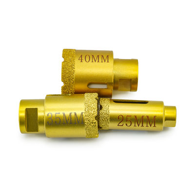 Segmento de broca de diamante soldado al vacío para diámetro de mármol 19-125 mm Rendimiento