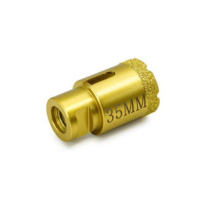 Segmento de broca de diamante soldado al vacío para diámetro de mármol 19-125 mm Rendimiento