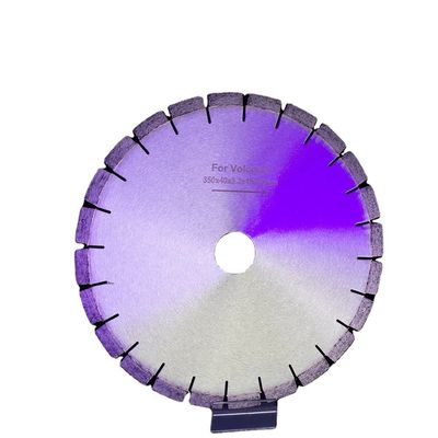 Cuchilla de sierra de diamante de 350 mm para cortar roca volcánica, cortador de discos de piedra 350*40*3.3*15*50 mm
