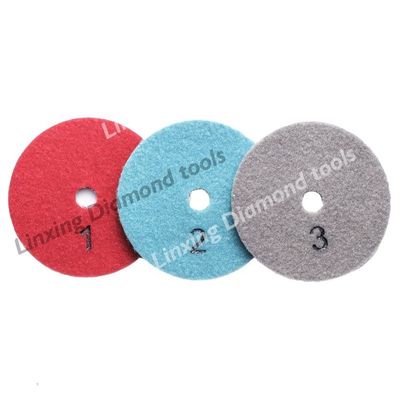 Pads de pulido de diamantes para secar en losas y azulejos con soporte y personalización de OBM
