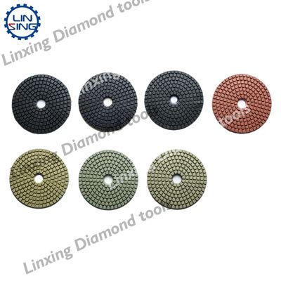 Pads de pulido de diamantes para secar en losas y azulejos con soporte y personalización de OBM