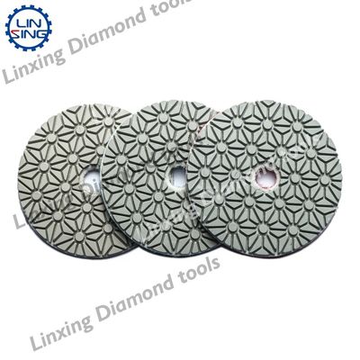 Pads de pulido de diamantes para secar en losas y azulejos con soporte y personalización de OBM