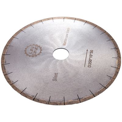 Cuchilla de sierra silenciosa con ranura en J revestida con Ti para cortar cerámicas de porcelana Dekton