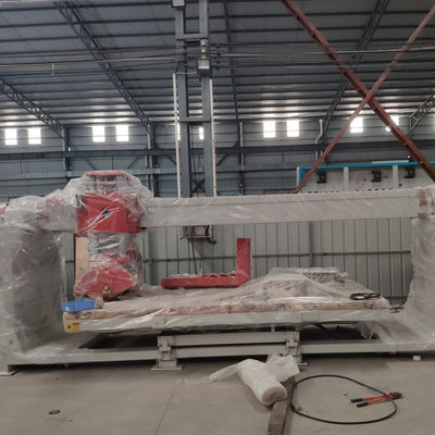 3200x2000x80mm Dimensiones de la mesa de trabajo Máquina de corte de puentes infrarrojos para el corte de granito