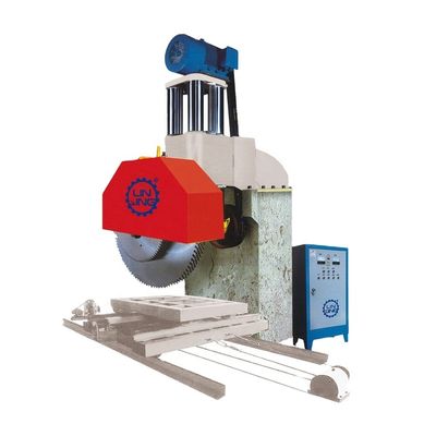 Máquina de corte de piedra de 55kw con motor de 1600 mm de brazo único y cuchillas múltiples para cortador de bloques de granito