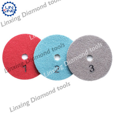 OBM personalizado apoya almohadillas de limpieza de diamantes húmedos secos para un acabado impecable
