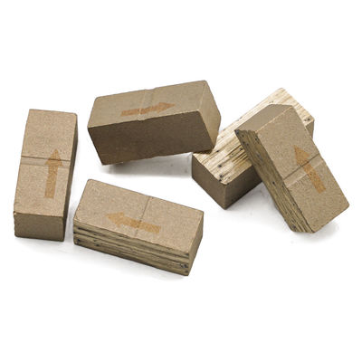 Segmento de diamante soldado de alta frecuencia 24x10x10 mm para el corte de mármol en la fabricación
