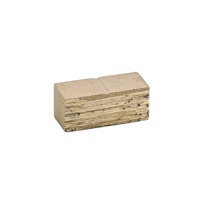 Segmento de diamante soldado de alta frecuencia 24x10x10 mm para el corte de mármol en la fabricación
